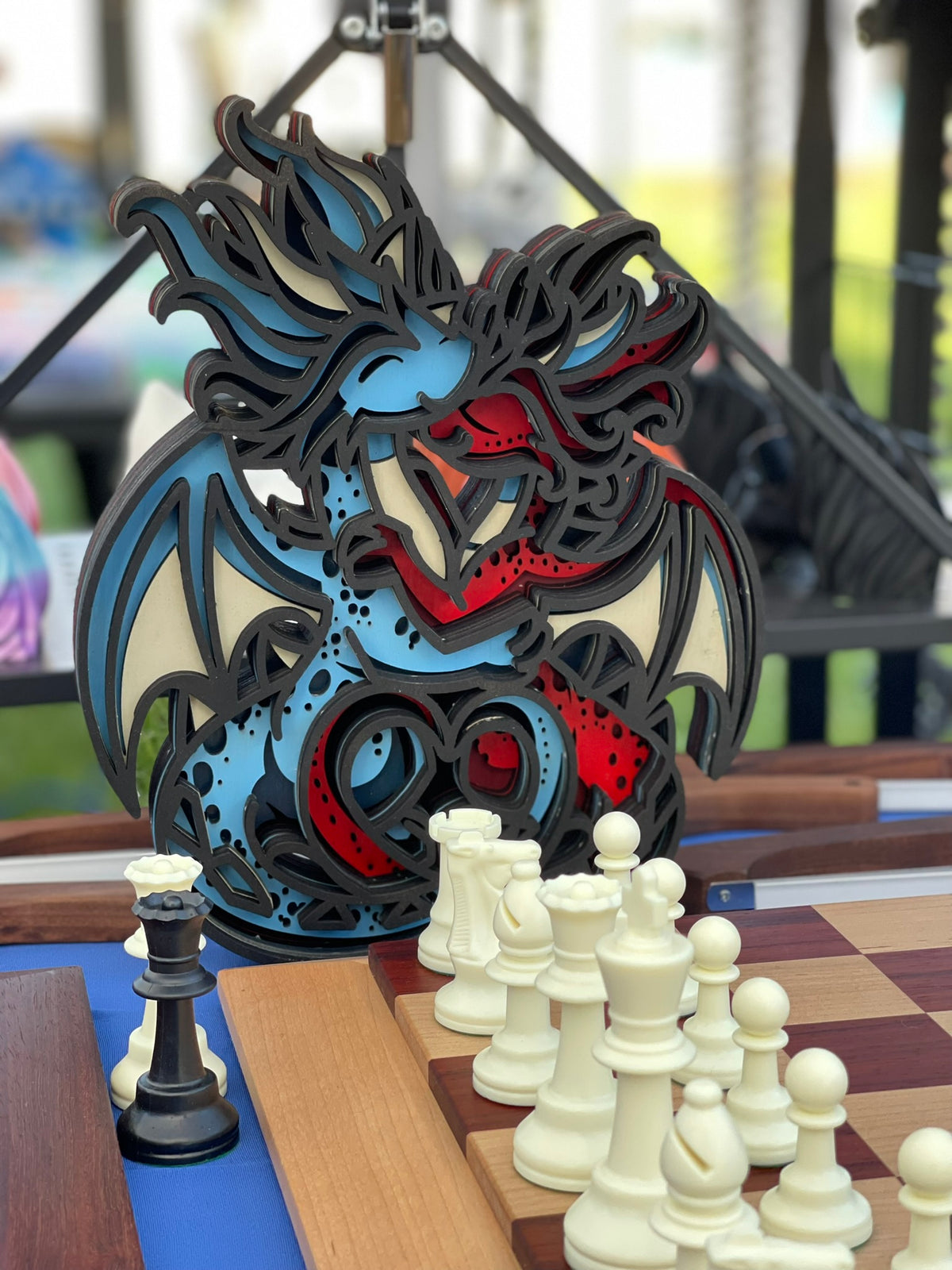 Cute Dragons Laser Art